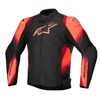 Cazadora moto Alpinestars T-SP 1 V2 Waterproof Black Red Fluo Cazadora moto Alpinestars T-SP 1 V2 Waterproof Black Red Fluo