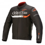 Cazadora moto Alpinestars T-SP S Ignition Impermeable Negro Blanco Rojo Fluo
