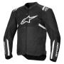 Cazadora moto Alpinestars T-SPS Air V2 Negro Blanco Rojo Fluo