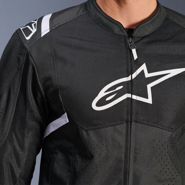 Alpinestars T-SPS Air V2 Negro Blanco Rojo Fluo