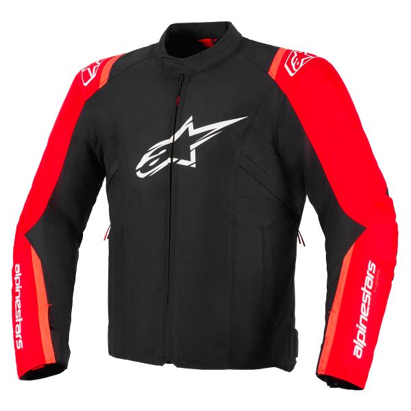 Cazadora moto Alpinestars T-SPS V2 WP Black Red Fluo
