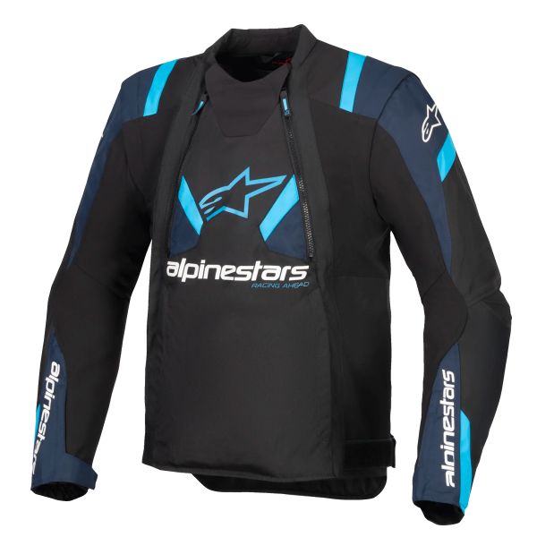 Cazadora moto Alpinestars T-Stunt Air Negro Azul Oscuro