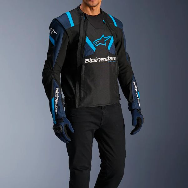 Alpinestars T-Stunt Air Negro Azul Oscuro