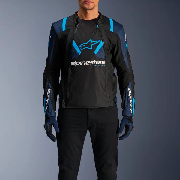 Alpinestars T-Stunt Air Negro Azul Oscuro