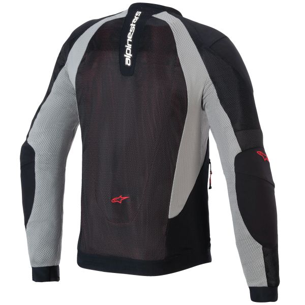 Alpinestars Troop Air Negro Gris Ceniza Rojo Brillante