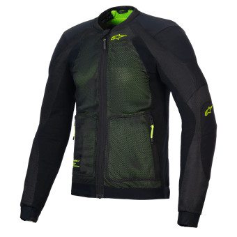 Cazadora moto Alpinestars Troop Air Negro Amarillo Fluo Cazadora moto Alpinestars Troop Air Negro Amarillo Fluo