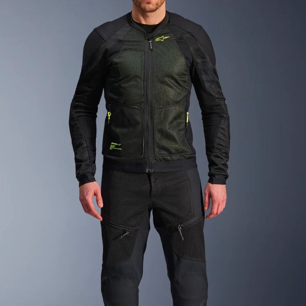 Alpinestars Troop Air Negro Amarillo Fluo