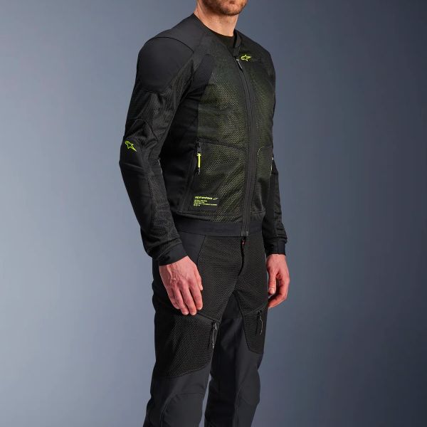 Alpinestars Troop Air Negro Amarillo Fluo