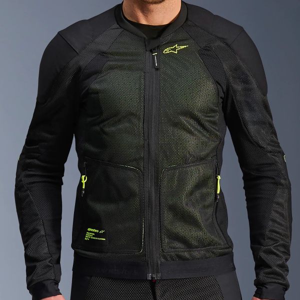Alpinestars Troop Air Negro Amarillo Fluo