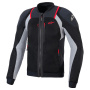 Cazadora moto Alpinestars Troop Air Pro Negro Gris Ceniza Rojo Brillante