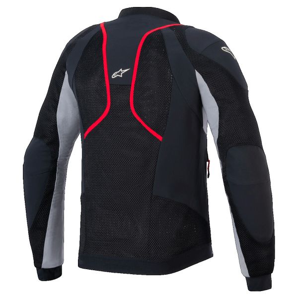 Alpinestars Troop Air Pro Negro Gris Ceniza Rojo Brillante