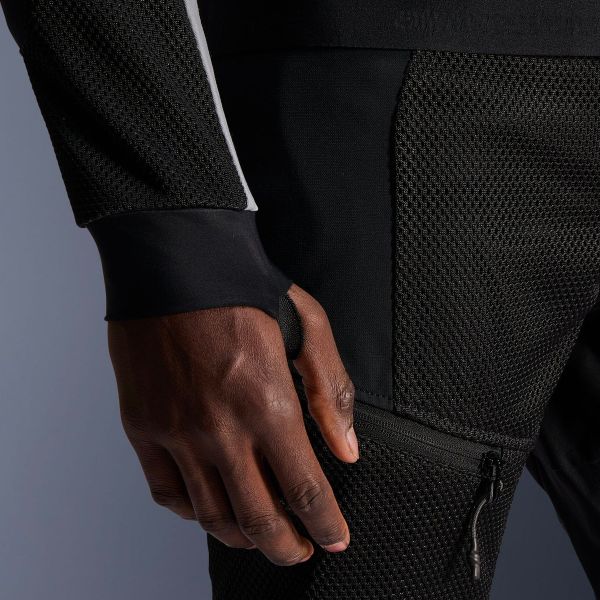 Alpinestars Troop Air Pro Negro Gris Ceniza Rojo Brillante