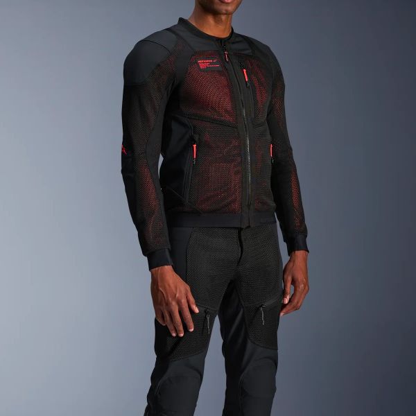 Alpinestars Troop Air Pro Negro Rojo Fluo