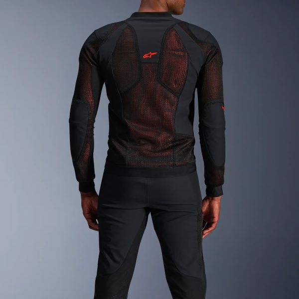 Alpinestars Troop Air Pro Negro Rojo Fluo