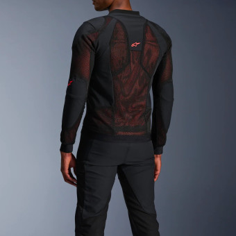 Alpinestars Troop Air Pro Negro Rojo Fluo