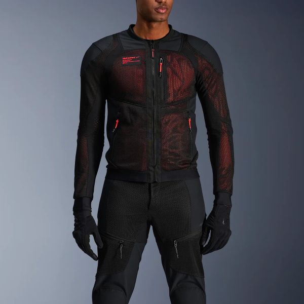 Alpinestars Troop Air Pro Negro Rojo Fluo