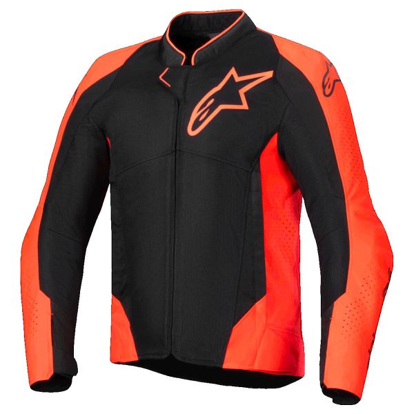Cazadora moto Alpinestars Viper Air V4 Rojo Fluo Negro
