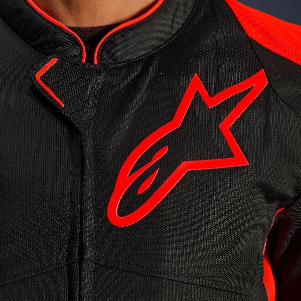 Alpinestars Viper Air V4 Rojo Fluo Negro