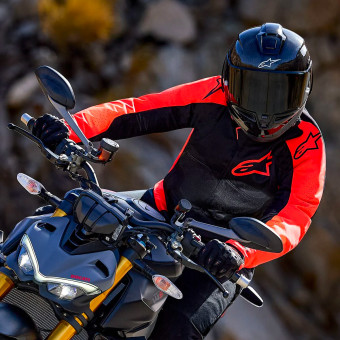 Alpinestars Viper Air V4 Rojo Fluo Negro