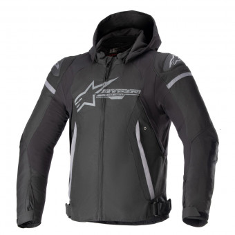 Cazadora moto Alpinestars Zaca Waterproof Black Dark Grey