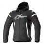 Cazadora moto Alpinestars Zaca Impermeable Negro Blanco