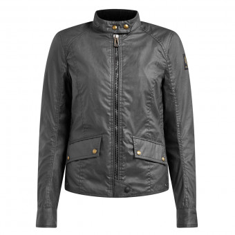 Cazadora moto Belstaff Antrim Lady Wax Coton Black