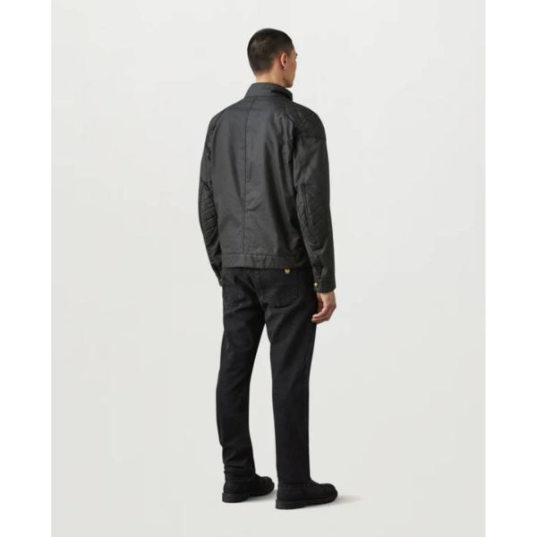 Belstaff Chaqueta Brooklands Cera 8oz Negro