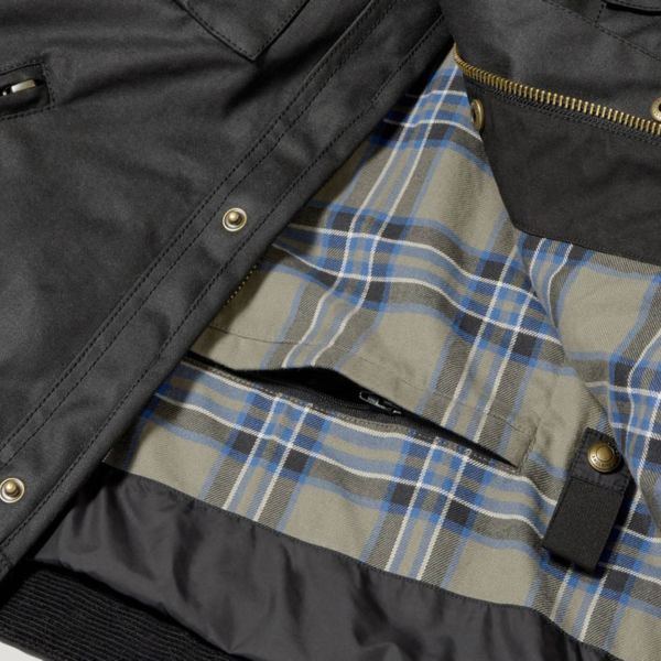 Belstaff Chaqueta Brooklands Cera 8oz Negro