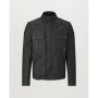 Cazadora moto Belstaff Chaqueta Brooklands Cera 8oz Negro