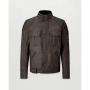 Cazadora moto Belstaff Chaqueta Brooklands Cera 8oz Caoba