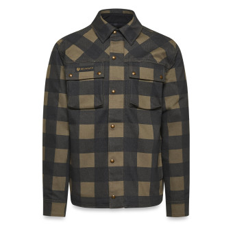 Cazadora moto Belstaff Camisa Mansion Olive Black