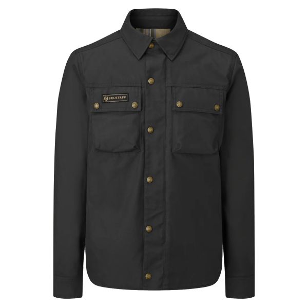 Cazadora moto Belstaff Camisa Mansion Olive Black