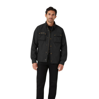 Belstaff Camisa Mansion Olive Black