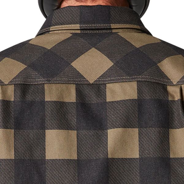 Belstaff Camisa Mansion Olive Black