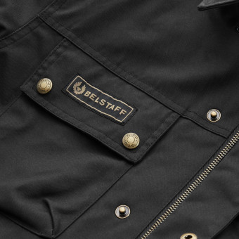Belstaff Camisa Mansion Olive Black