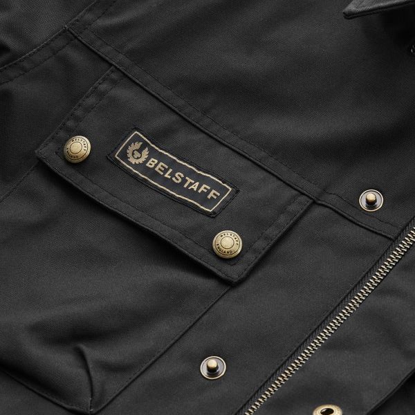 Belstaff Camisa Mansion Olive Black