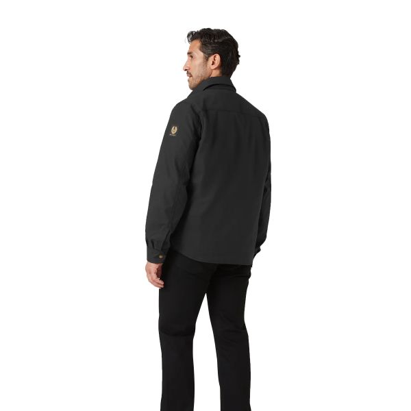 Belstaff Camisa Mansion Olive Black