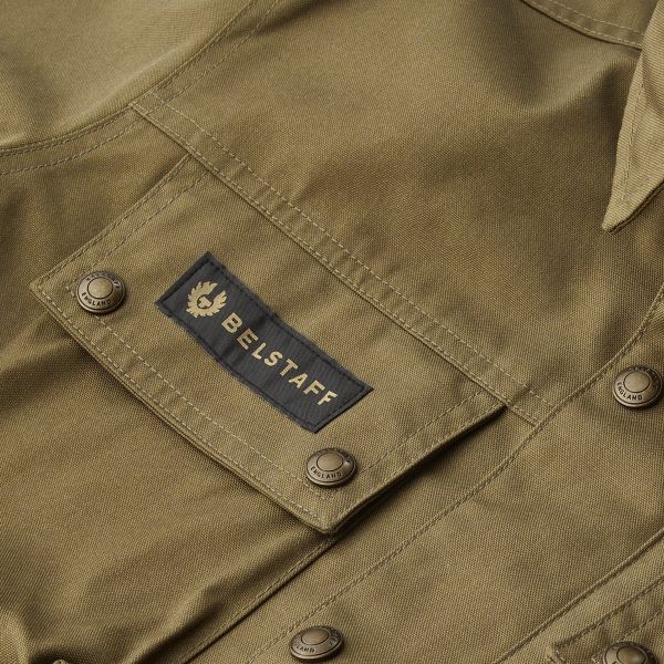 Belstaff Camisa Mansion Olive
