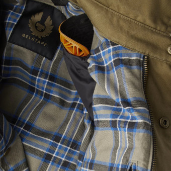 Belstaff Camisa Mansion Olive