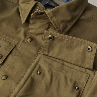Belstaff Camisa Mansion Olive