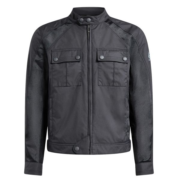 Cazadora moto Belstaff Temple Tec Nylon Black Cazadora moto Belstaff Temple Tec Nylon Black