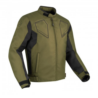 Cazadora moto Bering Asphalt Kaki