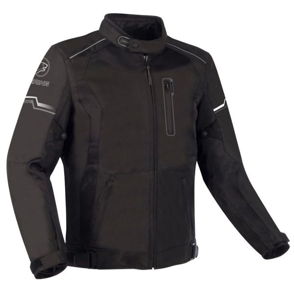 Cazadora moto Bering Astro Black Grey