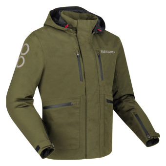 Cazadora moto Bering Barstow Kaki