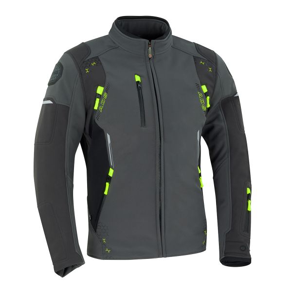 Cazadora moto Bering Diskor Grey Fluo Cazadora moto Bering Diskor Grey Fluo