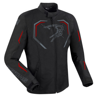 Cazadora moto Bering Dundy Black Red