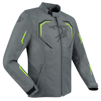 Cazadora moto Bering Dundy Grey Fluo