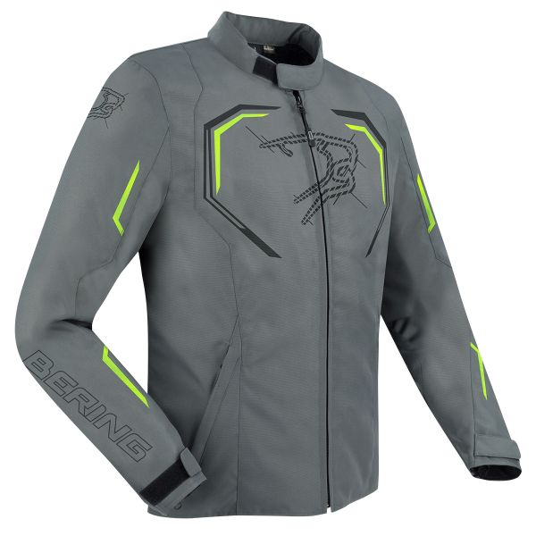 Cazadora moto Bering Dundy Grey Fluo