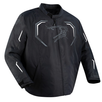 Cazadora moto Bering Dundy KS Black White
