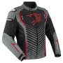 Cazadora moto Bering Gang Black Grey Red